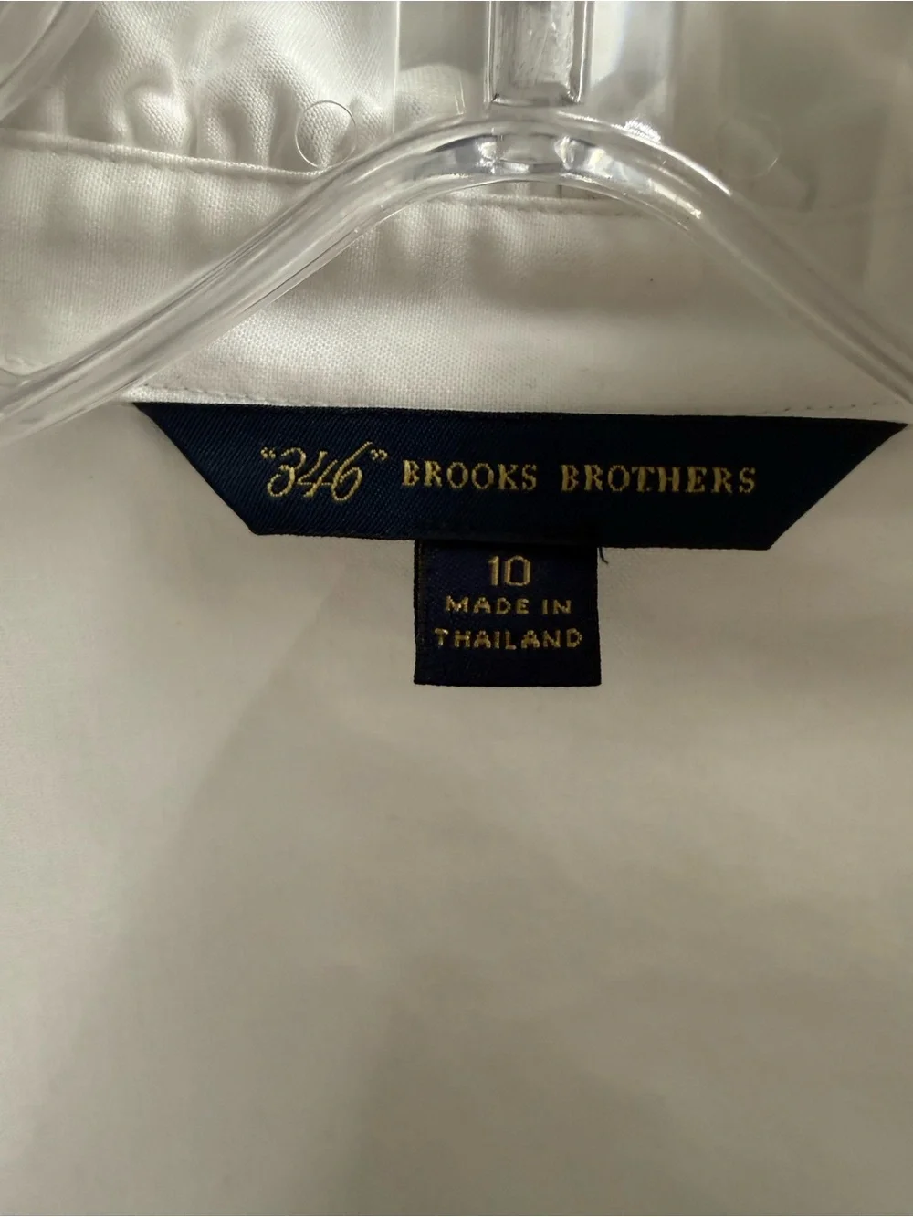 Brooks Brothers 346 White Ruffled Button-Front Blouse - Picture 4 of 10